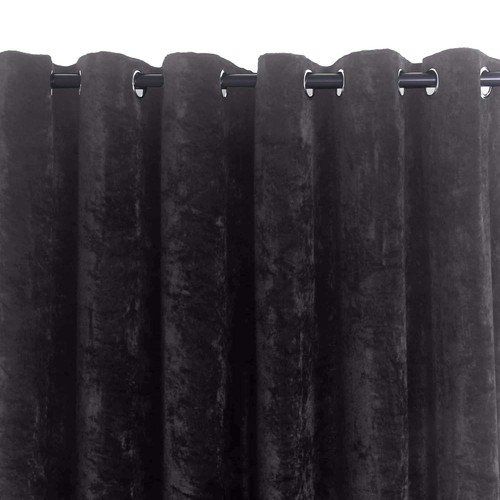 Crushed velvet curtains pair - velvet,