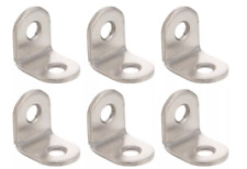 SMALL CORNER BRACES BRACKETS RIGHT ANGLE L SHAPE ZINC PLATED BRACKET UK SELLER