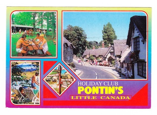 Postcard pontins little - -,