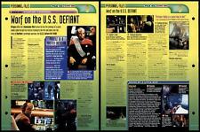 Worf On The USS Defiant - Starfleet Personnel - Star Trek Fact File Page