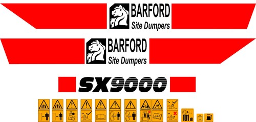 Barford sx9000 dumper - dumper, decals