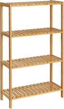 SONGMICS 4-Tier Bamboo Shelf