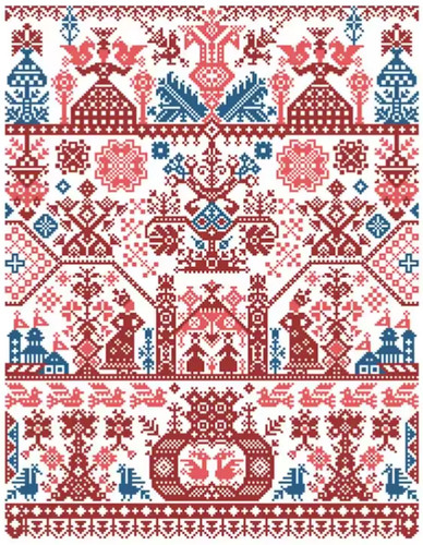 Counted cross stitch - cross, kit