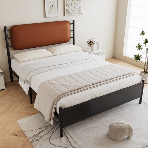 Metal bed 4ft6 double - bed,,