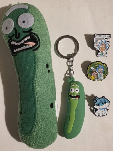 Pickle rick figure plush - pickle, doll