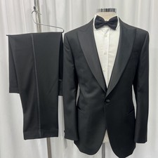 M&S TAILORING Regular Fit Stretch 2 Piece Dinner Tuxedo Suit C44R W40 L31