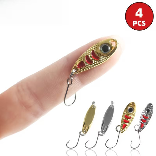 4pc micro fishing lure set - micro,