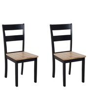 Set of 2 Dining Chairs GEORGIA