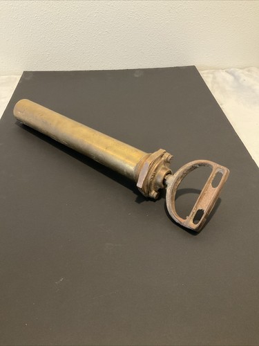 Antique brass plumbing pump - antique,
