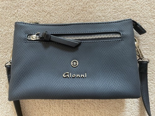Navy blue handbag clutch - blue, bag