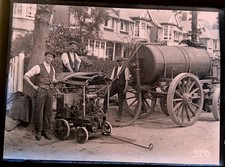 Antique Glass Negative Lacy