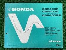 CBR400R RR Parts List