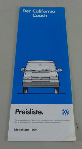 Camper california coach - vw, t4