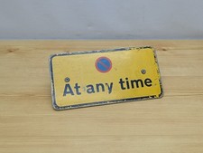 Vintage No Parking At Any Time
