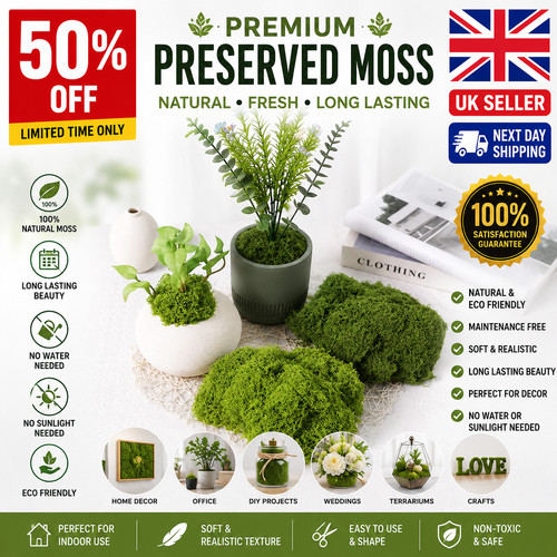 Fake moss dark - green, light