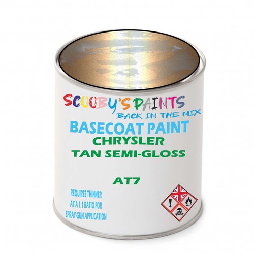 For chrysler tan - tan, semi-gloss