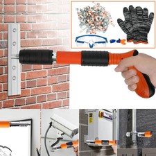 Woodworking Integrated Air Nailer Manual Steel Nail Nailer 4 Gears Power Gun UK