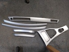 BMW E90 3 SERIES BRUSHED ALUMINIUM INTERIOR TRIM SET (INCOMPLETE) 7132856.