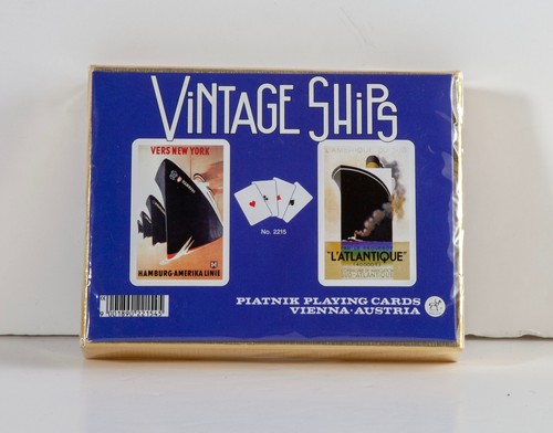 Piatnik vintage ships - vintage,
