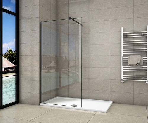 Aica black wet room - wet, walk