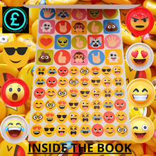 Funny Face Emoji Stickers Arts & Crafts Scrap-booking 500 Mixed Fun Stickers LoL