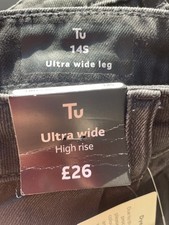 TU Womens Black Denim Jeans