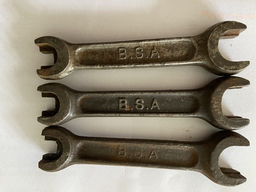 Vintage bsa motorbike spanners - vintage,