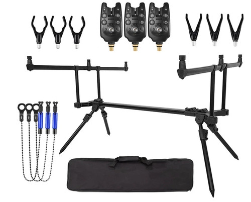 Fishing rod pod stand - pod,