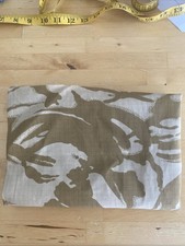 Odd Shaped Remnant Beige camouflage Ripstop Polyester Approx 1/2 Metre