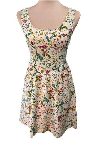 Retro corset sundress floral - retro,