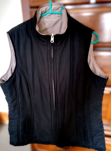 Size black gilet - size,