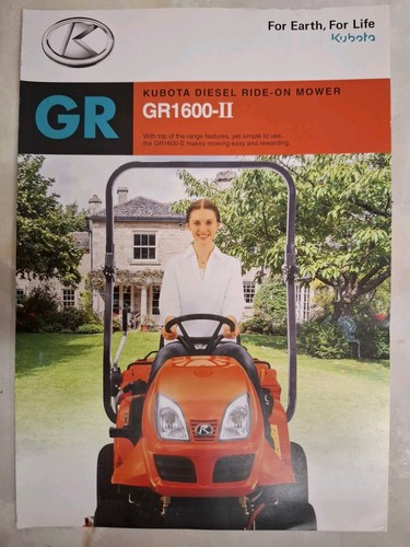 Kubota gr1600ii ride - ride-on, lawn