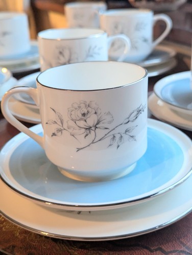 Aynsley dawn rose tea - dawn,