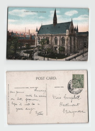 Postcard albert institute - postcard,