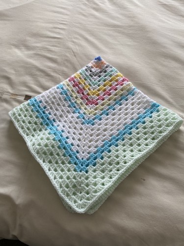 Hand crochet baby blanket - baby,
