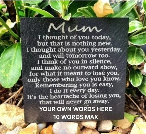 Personalised mum memorial - personalised,