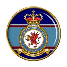 RAF Station Valley Pin Badge