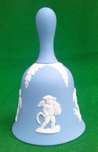Wedgwood blue jasperware - blue, bell.
