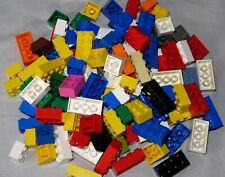 LEGO Bricks  2x2 , 2x3 , 2x4 pin x 100 pcs - Mixed Colours