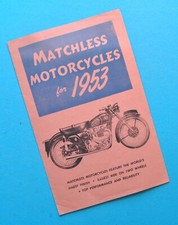 Original 1953 Indian Matchless