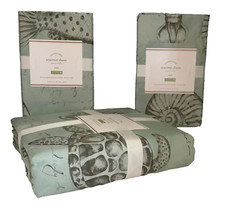 Pottery Barn SEACREST KING DUVET 2 EURO Shams NEW