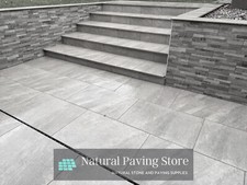 Quartz Grey porcelain paving