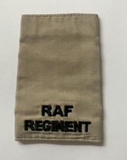 British RAF Regiment beige shoulder strap