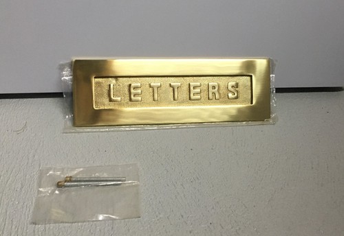 New solid brass letters - new,