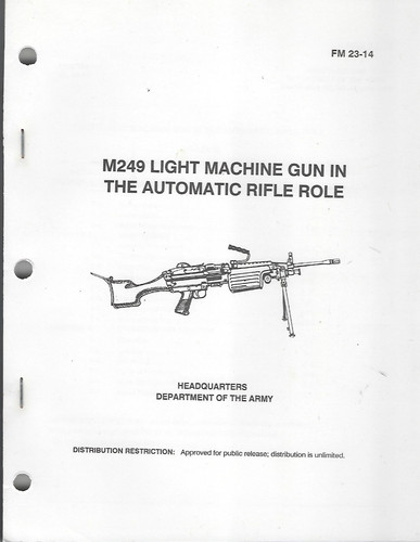 Historical book m249 light - m249,