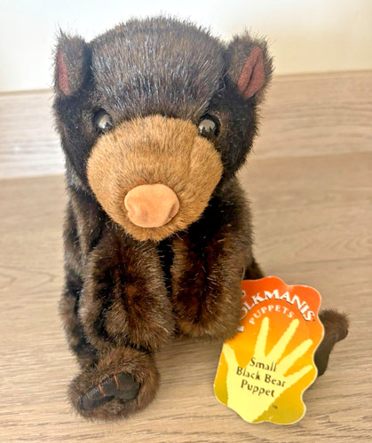 Folkmanis black bear - folkmanis, hand
