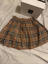 Authentic Burberry Plaid Skirt
