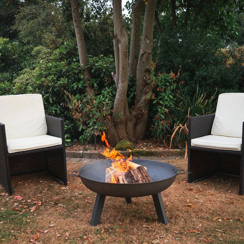 Cast iron garden fire - fire, bowl