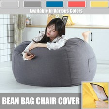 Bean Bag Chair Couch Sofa Cover Indoor Lazy Relax Lounger Soft Seat for Kids New