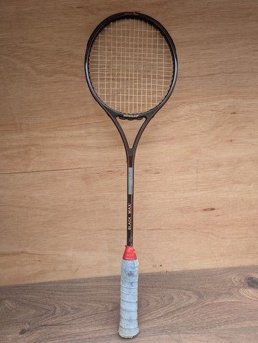Dunlop black max squash racket - black,